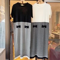 summer knit one-piece