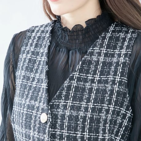 tweed one-piece