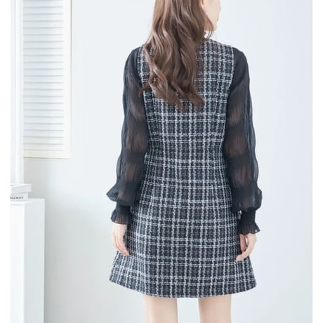 tweed one-piece