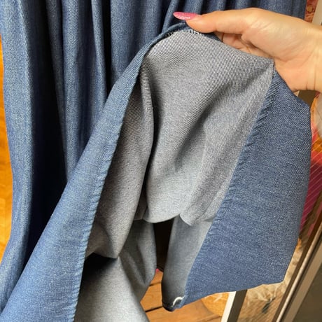 denim jumper skirt