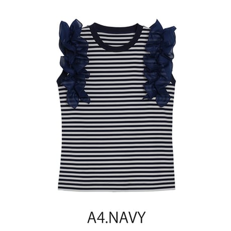 MICALLE MICALLE frill tops