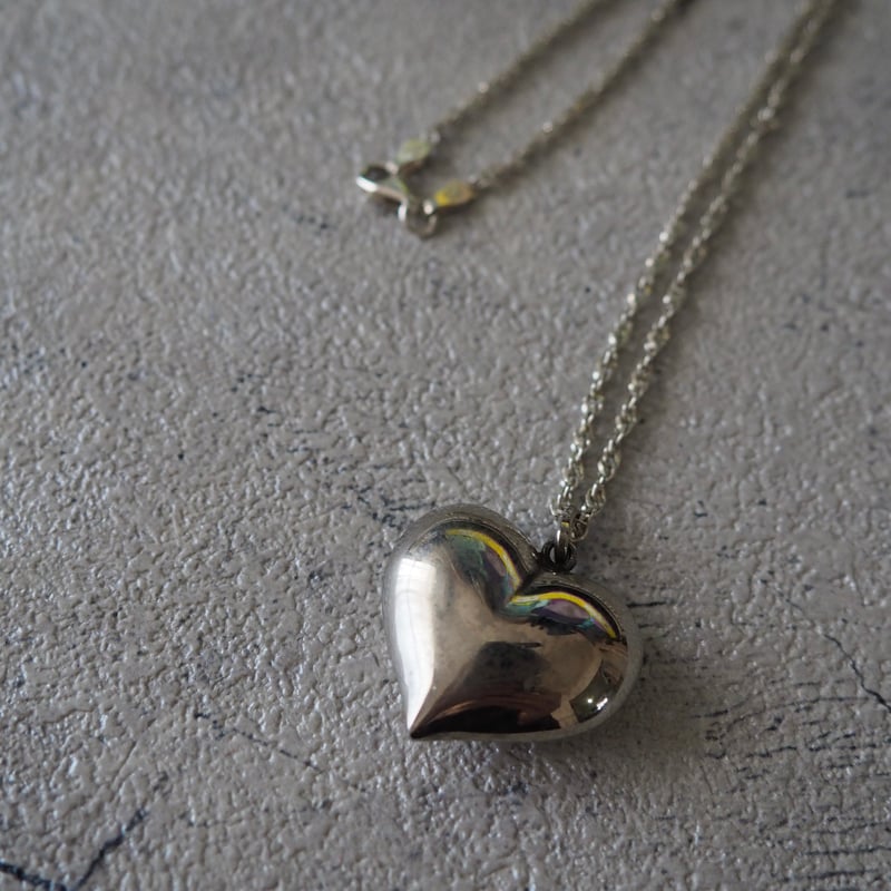 ヴィンテージぷっくりハートネックレス(約50.8cm) | tocar