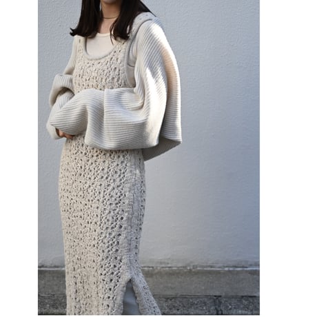 AMOMENTO crochet dress