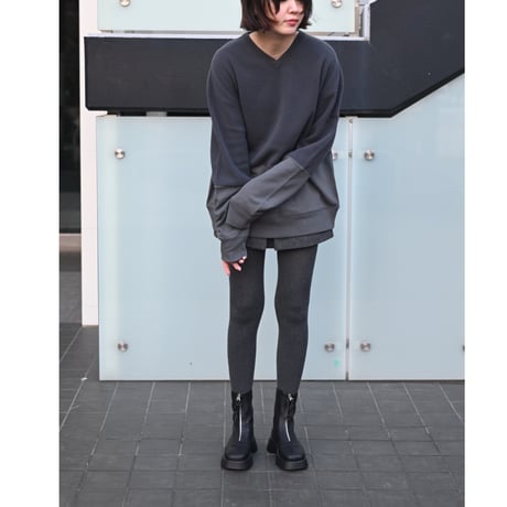 KAYLE “WOOL CASHMERE DOCKING SWEAT P/O”