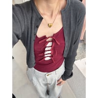 FUMIE＝TANAKA “ribbon cami”