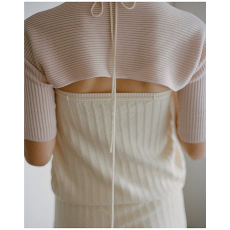JUUKIFF “ HALF SLEEVE CARDIGAN”（black）