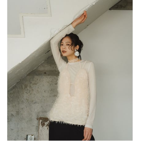 Knuth Marf U neck tulle bustier