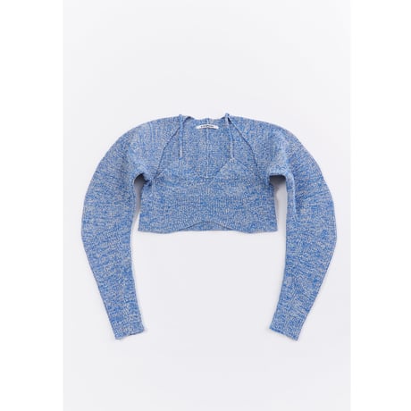 accordion  MINI BOUCLE LAYERED LIKE PULLOVER