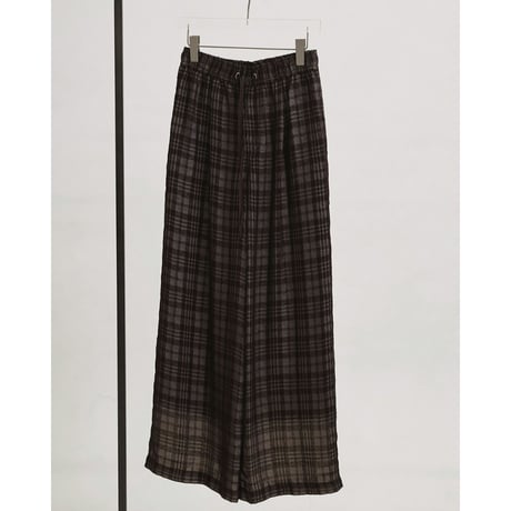 todayful “Check Jacquard Pants”
