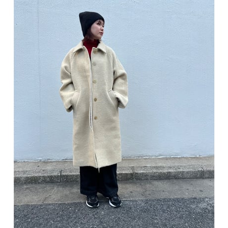 AMOMENTO  BOUCLE RAGLAN COAT