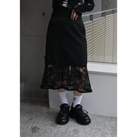 FUMIE＝TANAKA “lace medium skirt”
