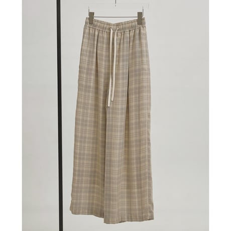 todayful “Check Jacquard Pants”