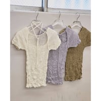 todayful “2way Sheer Knittops”