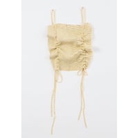 accordion “GRADIENT YARN CAMI”