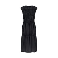 AMOMENTO “Nylon Shirring Dress”