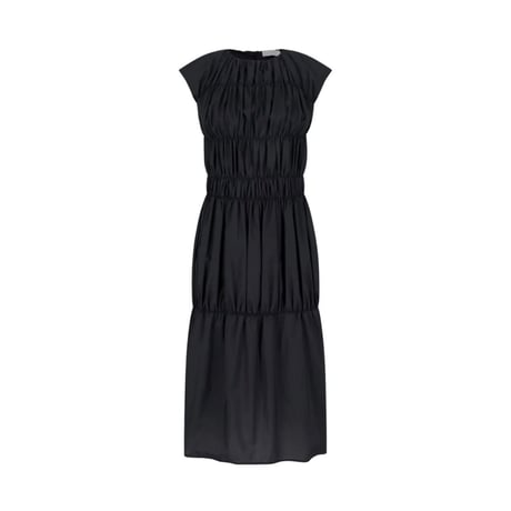 AMOMENTO “Nylon Shirring Dress”