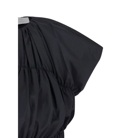AMOMENTO “Nylon Shirring Dress”