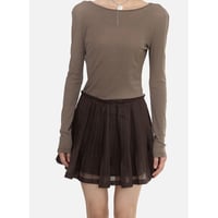 AMOMENTO “Pleated Mini Skirt”