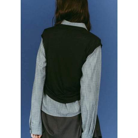 Knuth Marf “2-piece layered compact shirt”