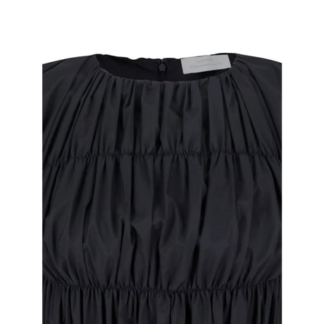 AMOMENTO “Nylon Shirring Dress”