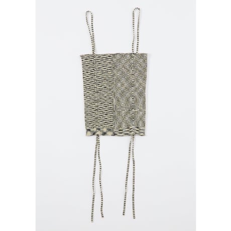 accordion “GRADIENT YARN CAMI”