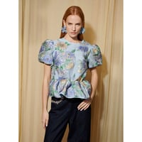 Dream sister jane “Lilt Floral Jacquard Top”