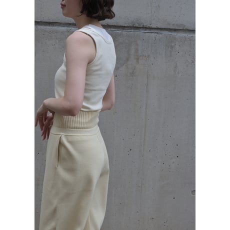 ACCORDION HIGH WAIST CURVE PANTS