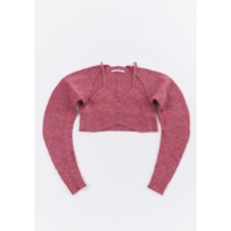 accordion  MINI BOUCLE LAYERED LIKE PULLOVER