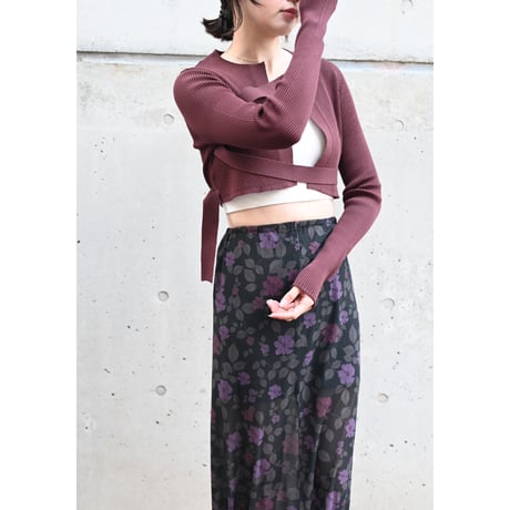 JUUKIFF “bondage short cardigan”