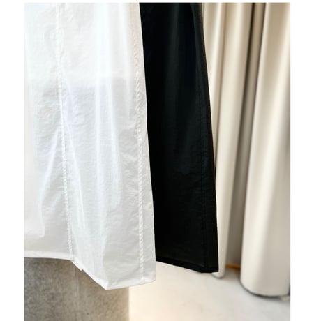 AMOMENTO SHEER LONG SKIRT