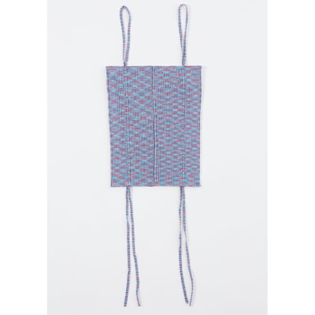 accordion “GRADIENT YARN CAMI”