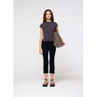 AMOMENTO “Jersey Mock Neck Top”