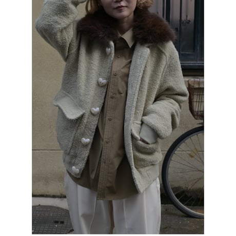 sister jane“Arden Fur Collar Jacket”