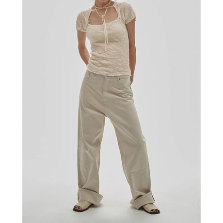todayful “2way Sheer Knittops”