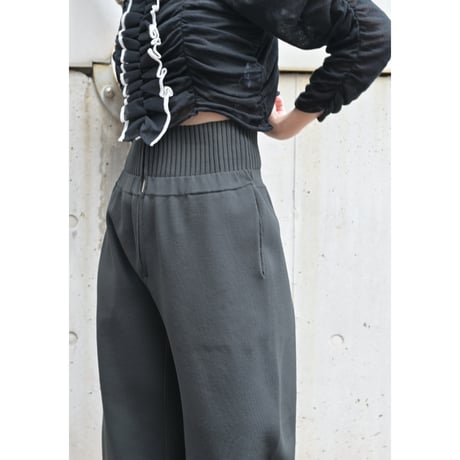 ACCORDION HIGH WAIST CURVE PANTS