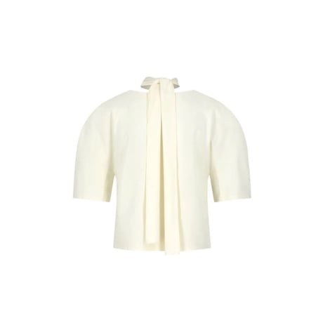 AMOMENTO “Padded Jersey Top”