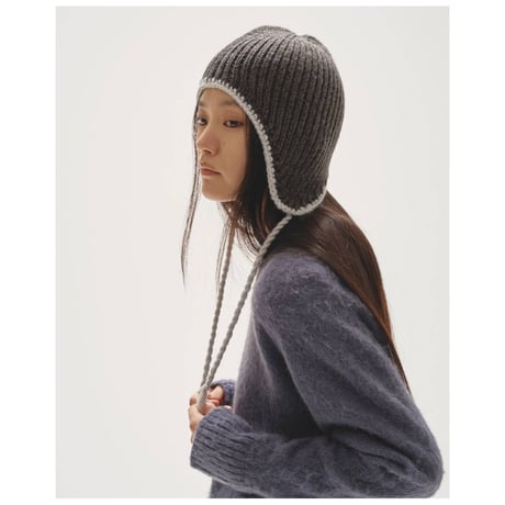 todayful “Ear Flap Knitcap”