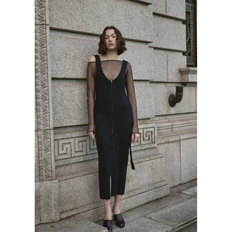 ACCORDION “ SHINY SHEER PULLOVER”