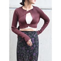 JUUKIFF “bondage short cardigan”