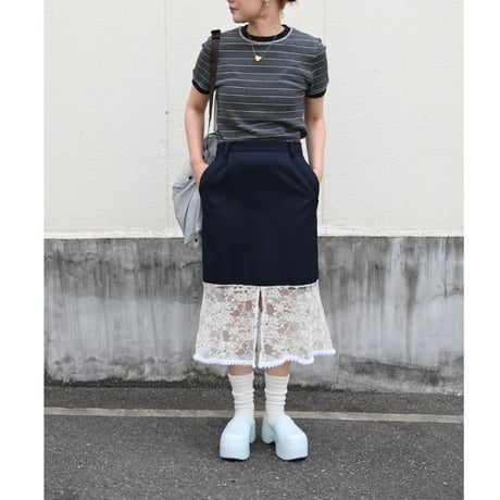 FUMIE＝TANAKA “lace medium skirt”