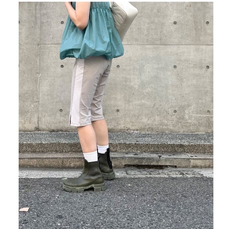 COLOR BLOCKED BIKER SHORTS