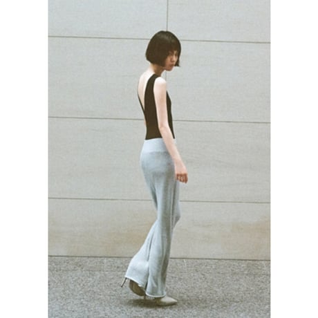 JUUKIFF WIDE TROUSER IN MIXED SILK COTTON