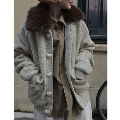 sister jane“Arden Fur Collar Jacket”