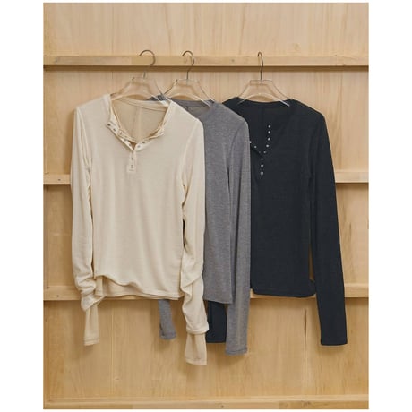 todayful “Henleyneck Soft Tops”
