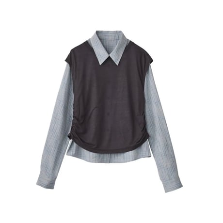 Knuth Marf “2-piece layered compact shirt”