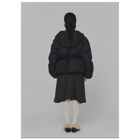 AMOMENTO bedding short down puffer