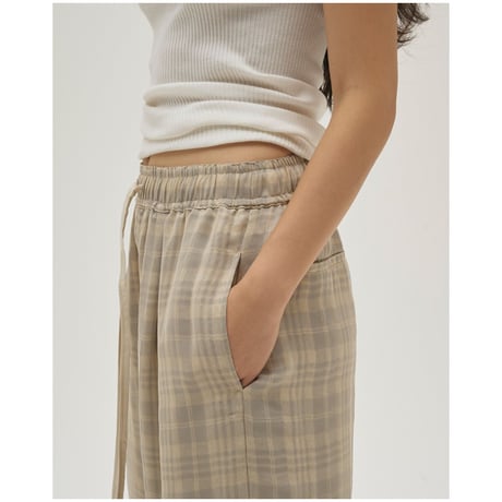 todayful “Check Jacquard Pants”