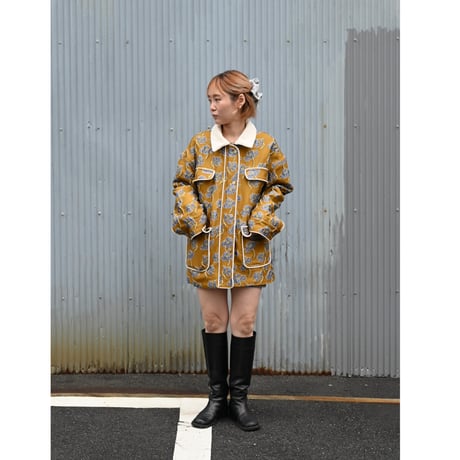 Dream sister jane “ Honey Jacquard Padded Jacket”
