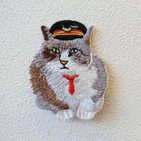 【ワッペン】猫の駅長