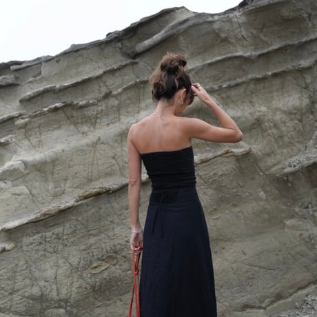 【Rolla】Linen flare skirt